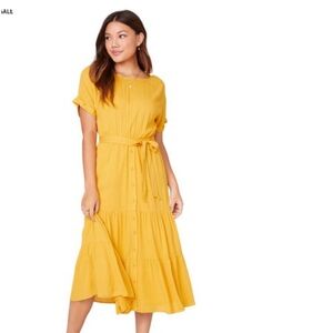 Brand new - BB Dakota Sundown Dress in Canary Yellow